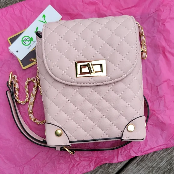 NWT Vegan Leather Crossbody Handbag - Picture 6 of 6